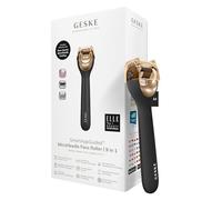 GESKE | SmartAppGuided™ MicroNeedle Face Roller | 9 in 1 | avec quartz rose | Microneedling | Appareil de Microneedling professionnel | Rouleau à aiguilles | Rouleau de beauté visage | Micro-aiguilles
