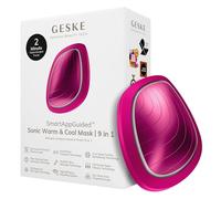 GESKE | SmartAppGuided™ Sonic Warm & Cool Mask | 9 in 1 | Masque facial Beauty LED | LED à spectre complet + thérapie lumière rouge | Chaleur | Fraîcheur | Absorption accrue des soins | Masseur facial