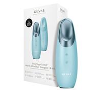GESKE | SmartAppGuided™ Warm & Cool Eye Energizer | 6 in 1 | Masseur oculaire | Masseur anti-cernes | Supprimer les poches sous les yeux et les paupières tombantes | Massage électrique des yeux