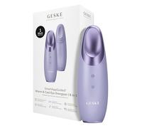 GESKE | SmartAppGuided™ Warm & Cool Eye Energizer | 6 in 1 | Masseur oculaire | Masseur anti-cernes | Supprimer les poches sous les yeux et les paupières tombantes | Massage électrique des yeux