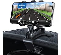 GESMATEK Support de Téléphone Voiture Rotation à 360 degrés, pour Tableau de Bord, Compatible avec GPS et Les téléphones Portables de 4,0 à 7,0 Pouces. Noir