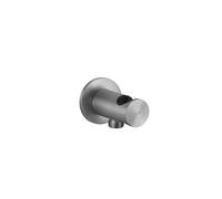 Gessi 316 raccord mural coudé 1/2 avec support de douche, 727, 54161708, Couleur: Cuivre brossé PVD