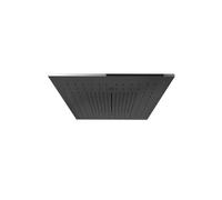 Gessi Afilo, couvercle pour douche de tête 500x500 mm, type de jet pluie/courant/brouillard, doit être commandé séparément, 57016707, Couleur: Métal noir brossé PVD