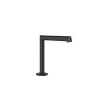 Gessi Anello, bec de lavabo sur pied, avec 1/2 raccord, hauteur=162 mm x projection 144 mm, 63321299, Couleur: Noir XL