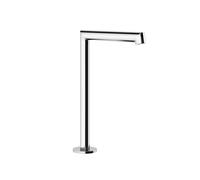 Gessi Anello, bec de lavabo sur pied, avec 1/2 raccord, hauteur=253 mm x saillie 160 mm, 63323030, Couleur: PVD de cuivre