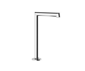 Gessi Anello, bec de lavabo sur pied, avec 1/2 raccord, hauteur=253 mm x saillie 160 mm, 63323707, Couleur: Métal noir brossé PVD