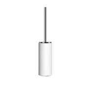Gessi Anello Ensemble brosse de toilette, modèle sur pied, réservoir blanc mat, 63743706, Couleur: Métal noir PVD