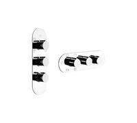 Gessi Anello, kit prêt à lemploi avec 3/4- ou 5 prises à commande individuelle, 43072299, Couleur: Noir XL