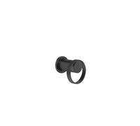 Gessi Anello, mitigeur monocommande prêt à poser, sans inverseur, pour baignoire/douche, pour corps encastré, 1x sortie supérieure, 63361299, Couleur: Noir XL