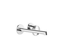 Gessi Anello, set prêt à poser pour mitigeur monocommande de lavabo encastré, avec rosettes individuelles D=65 mm, longueur du bec 205-175 mm, bec toujours à gauche, 63383713, Couleur: Laiton antique