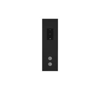 Gessi Binario, ensemble complet de commande numérique à écran tactile, contrôle de tous les modules connectés électroniques et porteurs deau, 61229239, Couleur: Acier inoxydable brossé mat