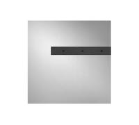 Gessi Binario, module de brumisation 200x200 mm avec installation EASY-Fix pour la commande numérique par écran tactile, 61135710, Couleur: Laiton PVD