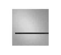 Gessi Binario, module de jet deau 200x200 mm avec installation EASY-Fix pour la commande numérique par écran tactile, 61133710, Couleur: Laiton PVD