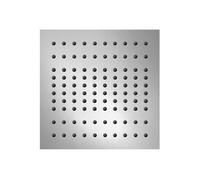 Gessi Binario, module pluie 200x200 mm avec installation EASY-Fix pour commande numérique par écran tactile, 61131279, Couleur: Blanc CN