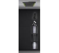 Gessi Colour, système de douche encastré multifonctions, 505x505 mm, jets pluie, brouillard, cascade, effet lumineux inclus, 57927238