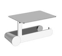 Gessi CONO porte-rouleau de papier toilette pour montage mural avec couvercle, 45449735, Couleur: Bronze chaud PVD