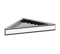 Gessi Eleganza, console pour bain ou douche, 46461735, Couleur: Bronze chaud PVD