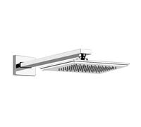 Gessi Eleganza, douche de tête 1/2 raccordement mural avec rotule, support mural 330 mm, 46148030, Couleur: PVD de cuivre