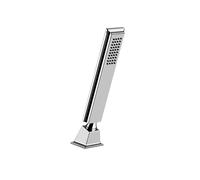 Gessi Eleganza douille de flexible de douche, douche à main anticalcaire extractible et flexible de douche en métal sans ressort de rappel, 46735, 46125710, Couleur: Laiton PVD
