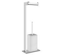 Gessi Eleganza, support avec porte-papier et porte-brosse de toilette, 46553031, Couleur: chrome
