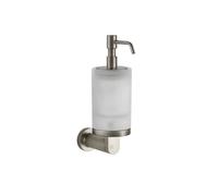 Gessi Emporio distributeur de savon pour montage mural avec verre satiné, 38815149, Couleur: Optique Finox