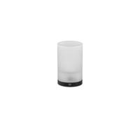 Gessi Emporio porte-verre version sur pied, en verre satiné, 38833299, Couleur: Noir XL