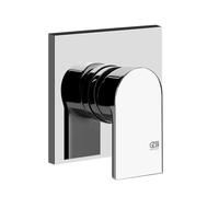 Gessi Emporio Via Manzoni kit prêt à poser pour mitigeur monocommande, 1 voie, sortie supérieure pour corps caché, 38722299, Couleur: Noir XL