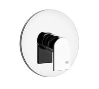 Gessi Emporio Via Manzoni Mitigeur monocommande prêt à poser, sans inverseur, pour baignoire/douche, pour corps encastré, une sortie, 44636031, Couleur: chrome