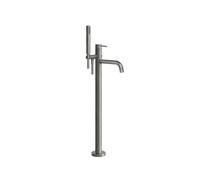 Gessi Emporio Via Tortona Ensemble pré-assemblé pour mitigeur de baignoire sur pied, bec de baignoire fixe, inverseur automatique pour douche à main, 031, 24943149, Couleur: Optique Finox