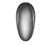 Gessi Equ'ilibrio, corps pour mitigeur monocommande de lavabo sans poignée, 3/8 Flex-flange, 52001706, Couleur: Métal noir PVD