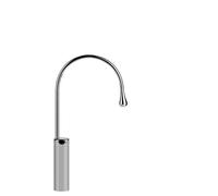 Gessi Goccia bec de lavabo sur colonne version haute, sans vidage, saillie 244 mm, bec pivotant à 360 degrés, 33859123, Couleur: Cuivre GHRC