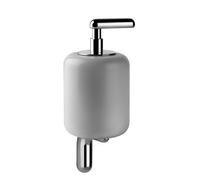 Gessi Goccia distributeur de savon pour montage mural en GRES blanc, 38013124, Couleur: Métal noir GHRC