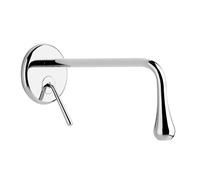 Gessi Goccia kit prêt à lemploi pour mitigeur de lavabo encastré, sans garniture mécanique, saillie 250 mm, 33686299, Couleur: Noir XL