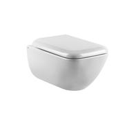 Gessi Goccia, set de WC, sans rebord, avec siège, 39113518, Couleur: Céramique blanche