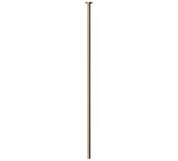 Gessi Habito Bec déverseur pour lavabo, pour capteur de mitigeur séparé, saillie à préciser (151-1901mm), montage au plafond, 63499030, Couleur: PVD de cuivre