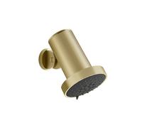Gessi Habito Douche de tête anticalcaire avec articulation, pluie, montage mural, DIAMANTATO, 57271727, Couleur: Laiton brossé PVD