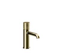Gessi Habito Mitigeur de lavabo, avec bec, sans garniture découlement, saillie 131mm, TRAME, 70302710, Couleur: Laiton PVD