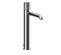 Gessi Habito Mitigeur de lavabo, version haute, avec garniture découlement, saillie 164mm, TRAME, 70303031, Couleur: chrome