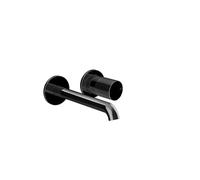 Gessi Habito Set de finition Mitigeur de lavabo, sans garniture de vidage, saillie 171-201mm, montage mural, CESELLO, 70488706, Couleur: Métal noir PVD