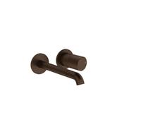 Gessi Habito Set de finition Mitigeur de lavabo, sans garniture de vidage, saillie 171-201mm, montage mural, DIAMANTATO, 70688845, Couleur: bronze foncÃ©
