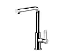 Gessi HELIUM Girevole Chrome - 50105#031 Mitigeur Évier | Finition chromée, Bec pivotant, Cartouche céramique