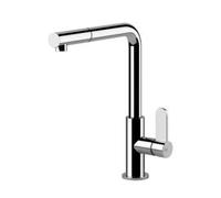 Gessi HELIUM Monogetto Chrome - 50103#031 Mitigeur Évier | Finition chromée, Jet simple, Cartouche céramique