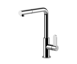 Gessi HELIUM Monogetto Chrome - 50103#031 Mitigeur Évier | Finition chromée, Jet simple, Cartouche céramique