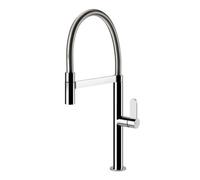 Gessi HELIUM Semiprofessionale Finox Brushed Nickel - 50009#149 Mitigeur Ãvier | Nickel brossÃ© Finox, Bec semi-professionnel double fonction, Hauteur bec 250 mm