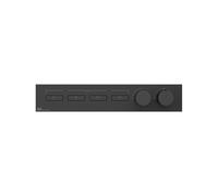 Gessi HI-FI, kit prêt à monter pour thermostat encastré 3/4 haute performance avec commande par bouton-poussoir pour montage horizontal uniquement, 4 sorties séparées, 63016710, Couleur: Laiton PVD