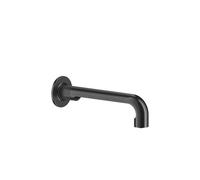 Gessi Inciso bec de lavabo mural avec 1/2 raccord, pour mitigeur monocommande/sensor séparé, saillie 210 mm, 58100187, Couleur: Bronze antique