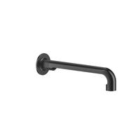 Gessi Inciso bec de lavabo mural avec un raccord 1/2, pour mitigeur monocommande/sensor séparé, saillie 255 mm, 58101713, Couleur: Laiton antique