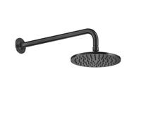 Gessi Inciso douche de tête anticalcaire D200 mm, avec joint et support mural 389 mm, 1/2 connexion, 58148735, Couleur: Bronze chaud PVD