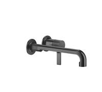 Gessi Inciso kit prêt à poser pour mitigeur monocommande encastré, lavabo avec rosaces simples D65 mm, bec 264-234 mm, sans garniture découlement, 58089726, Couleur: Bronze chaud brossé PVD