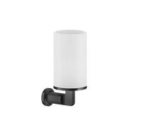 Gessi Inciso porte-gobelet pour montage mural, avec gobelet fixe blanc mat, 58507735, Couleur: Bronze chaud PVD